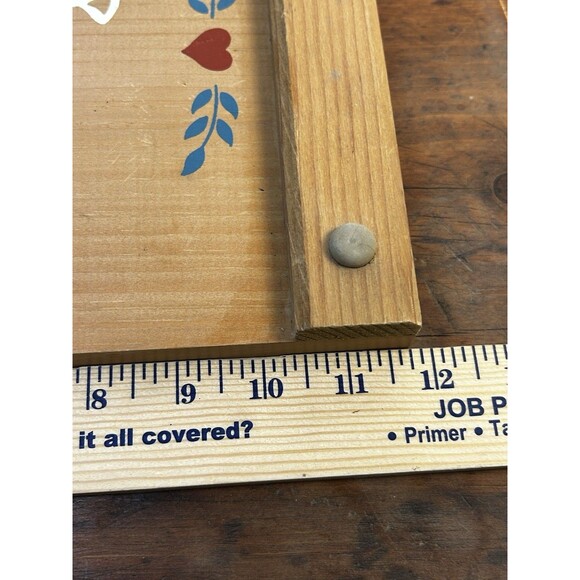 Vintage Painted Sheep On Wood Wall Art Farmhouse Country Folk Art - Picture 7 of 9